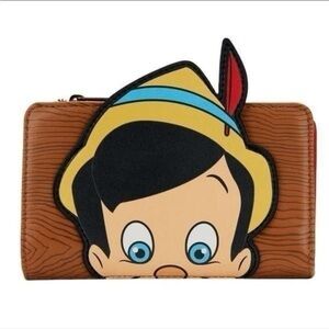 Pinocchio Loungefly Character Wallet Peeking NWT